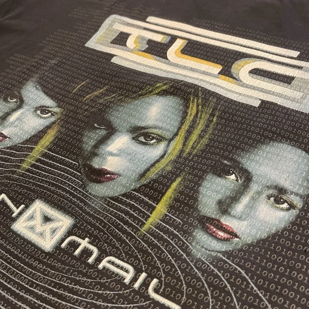 Vintage 90s 99 TLC Fanmail Tour Shirt XL Giant Tag Fan Mail Rap Tee Double Sided